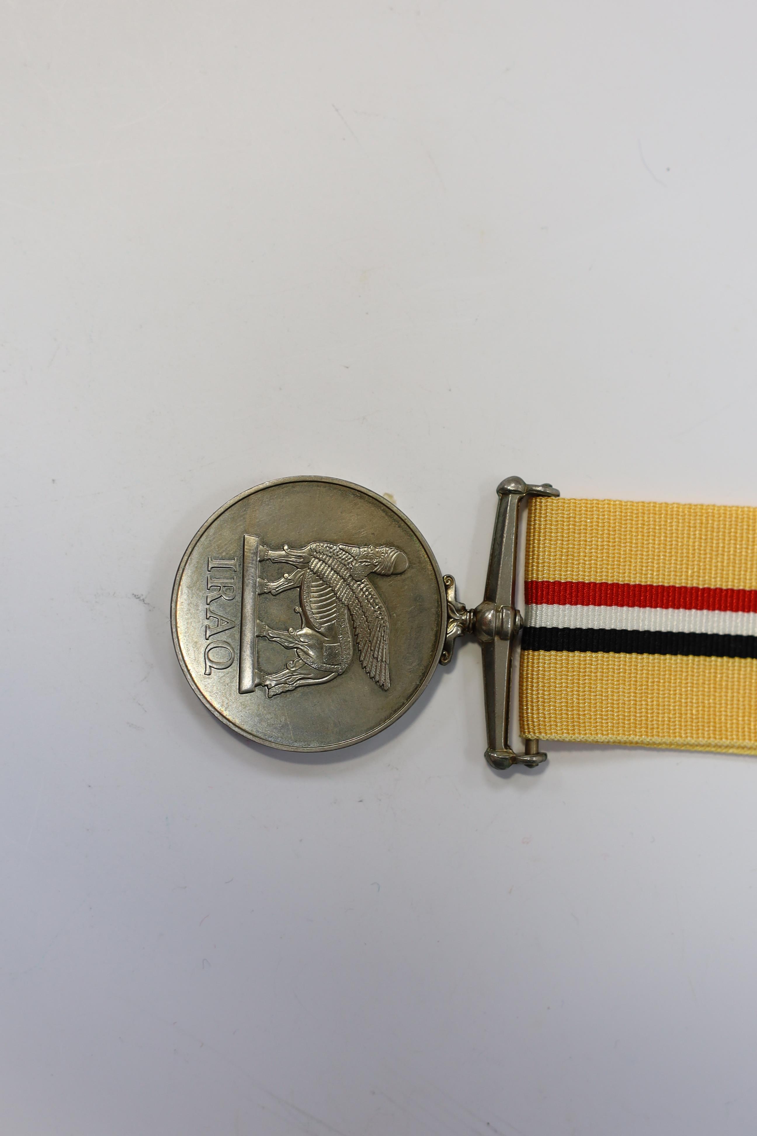 An Iraq Medal, 2004 to 25147137 Cpl S Garnett AGC(SPS)